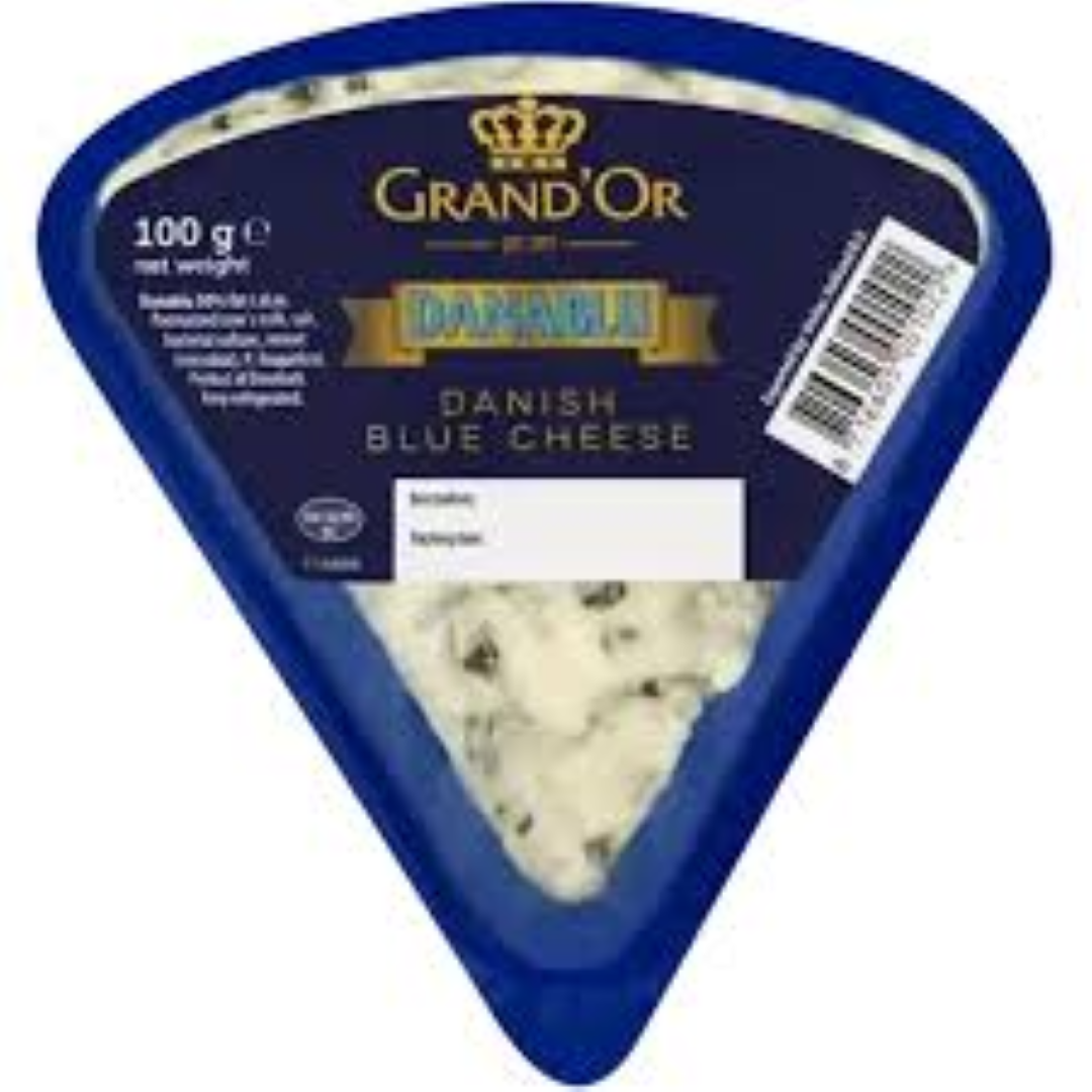GRANDOR DANISH BLUE CHEESE 100G 